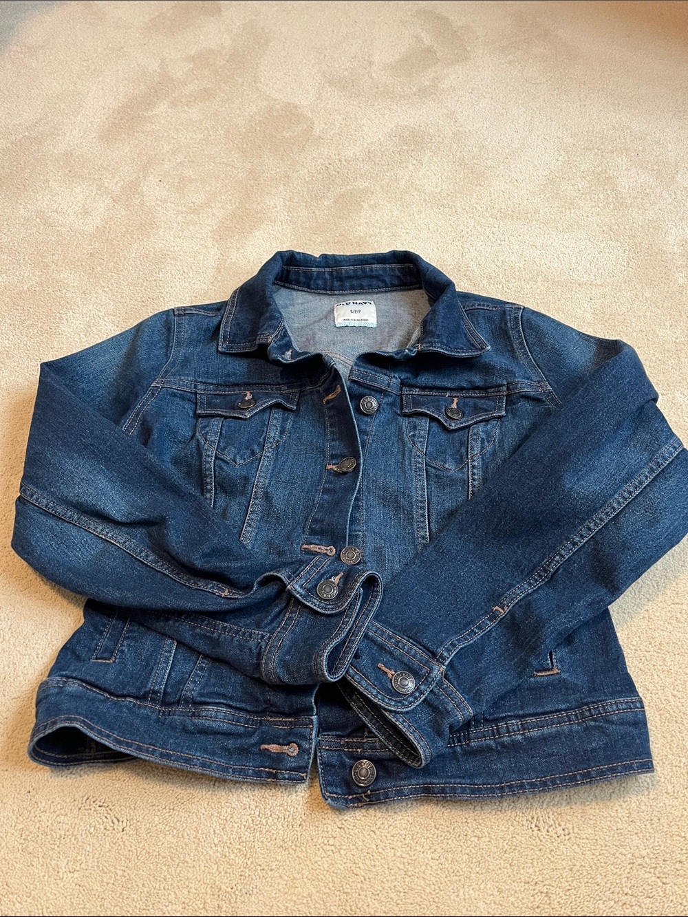 Old Navy Dark Blue Women’s Jean Jacket - size S